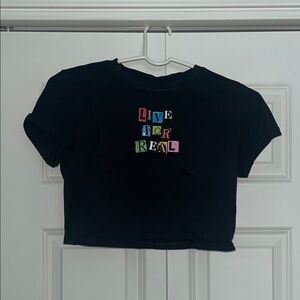 SHEIN Black Short Sleeve Graphic Tee